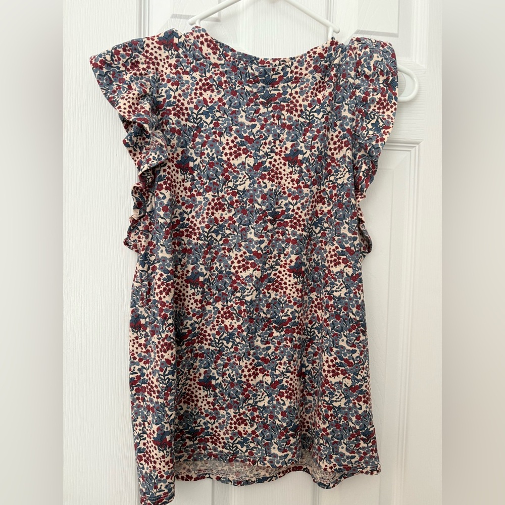 NATION LTD Paulette Floral Flutter Tank Size S
